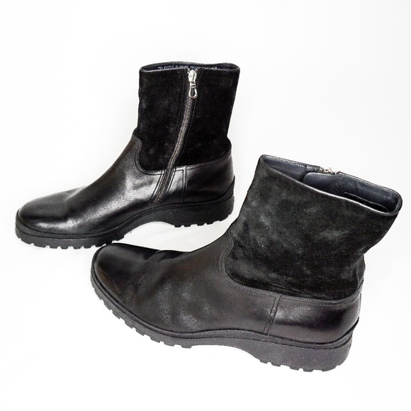 BALLY Men's Leather Suede Black Boots Primel 12 US - Picture 4 of 8